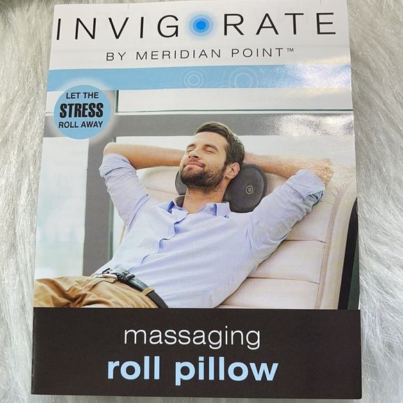 NEW MERIDIAN POINT Vibrating Massage Roll Pillow - Picture 12 of 15